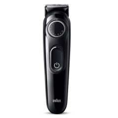 Braun BeardTrimmer 3 BT3400 - Premium Battery Trimmer, 20 Length Settings, Sleek Black Design - Perfect for Precision Grooming